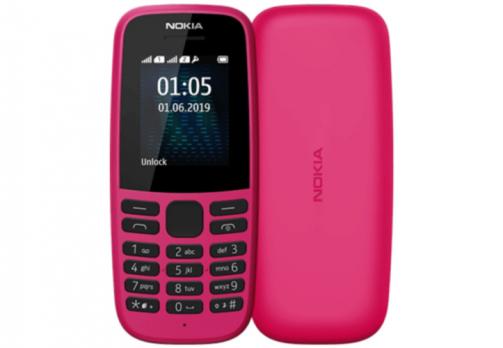 Телефон Nokia 105 Single Sim 2019 pink