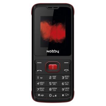 Телефон Nobby 110 black/red