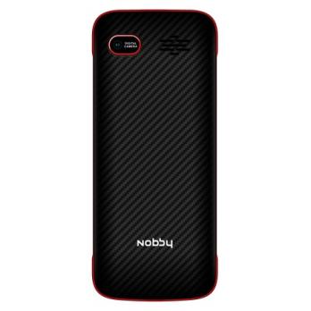 Телефон Nobby 110 black/red