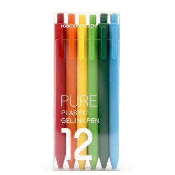Набор гелевых ручек Xiaomi KACO Rainbow Gel Pen 12 Colors K1015