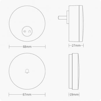 Дверной звонок Xiaomi Linptech Wireless Doorbell G6L-WiFi-SW