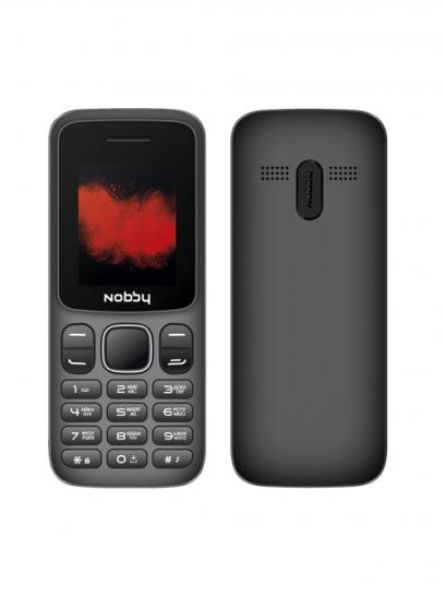Телефон Nobby 100 grey/black