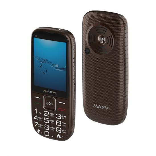 Телефон Maxvi B9 brown