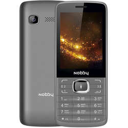 Телефон Nobby 330T black/gray