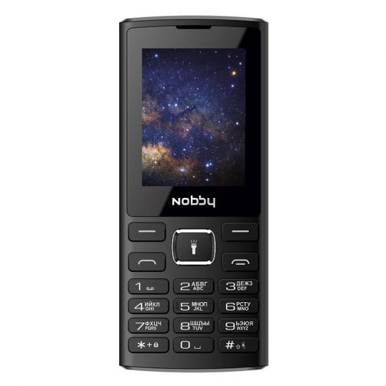 Телефон Nobby 210 black/gray