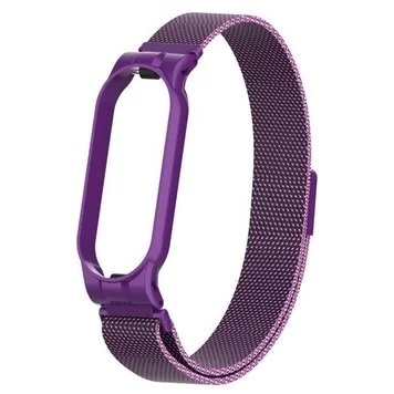 Ремешок для Mi Band 3/4 Milanese Loop purple