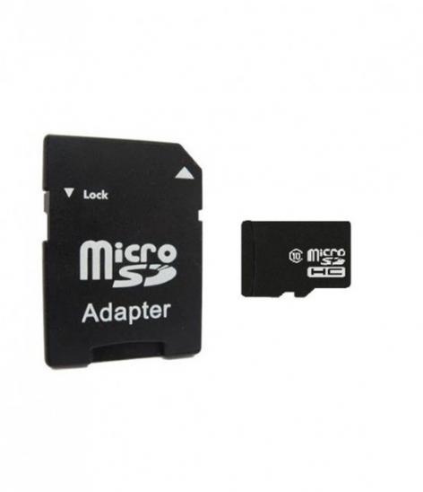 Карта памяти 4Gb DeTech C10 +SD adapter