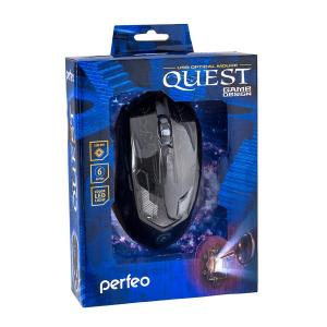 Мышь игровая Perfeo QUEST PF-1712-GM