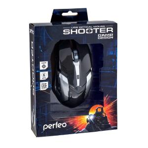 Мышь игровая Perfeo Shooter PF-1709-GM