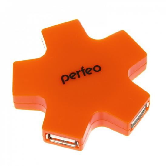 USB HUB Perfeo 4-Port PF-HYD-6098H Orange