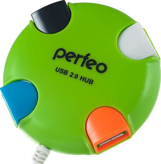 USB HUB Perfeo 4-Port PF VI-H020 Green