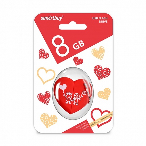 Флешдрайв 8GB Smartbuy Wild Heart