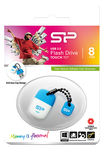 Флешдрайв 8GB Nano SiliconPower Touch T07