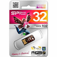 Флешдрайв 32GB Nano SiliconPower Touch T02