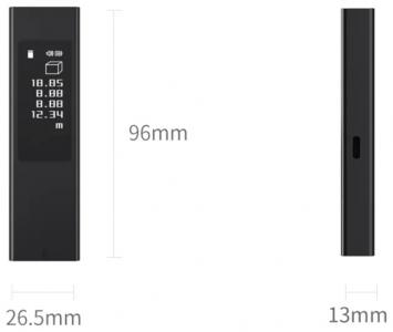 Лазерный дальномер Xiaomi ATuMan Duka LS5 Laser Range Finder 40m