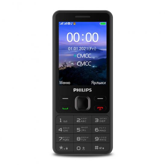 Телефон Philips E185 Black
