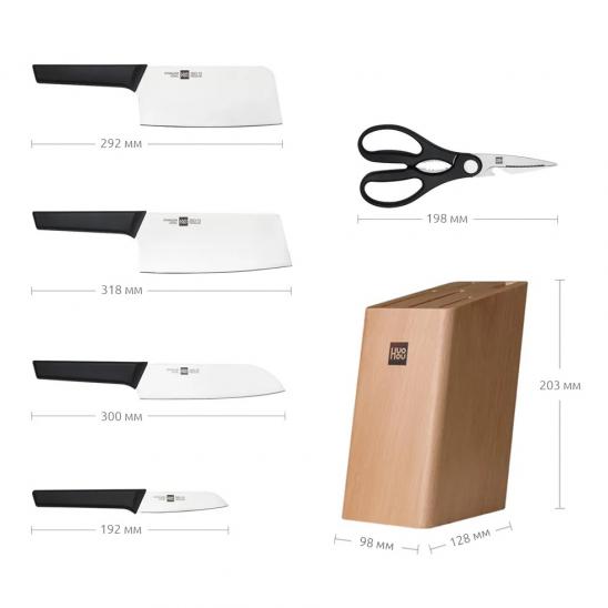 Набор ножей Xiaomi HuoHou Lite (6 шт.) HU0057