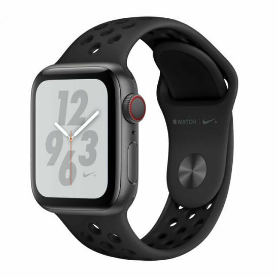 Apple Watch Series 6 44mm Black Aluminum Case with Black NIke Sport Band