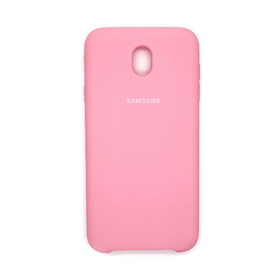 Силикон Samsung J730/J7 (2017) Silicone Case Pink