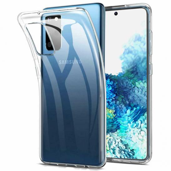 Силикон Samsung S20 FE Slim case (Прозрачный)