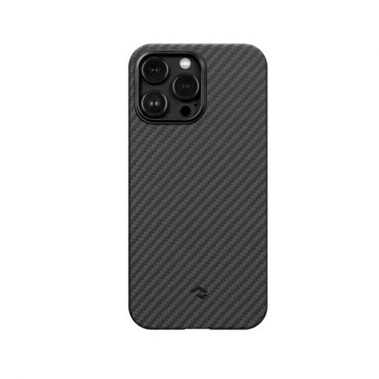 Чехол iPhone 14 Pro Max Pitaka MagEZ Case 3 Black/Gray Aramid 1500D Pi1740
