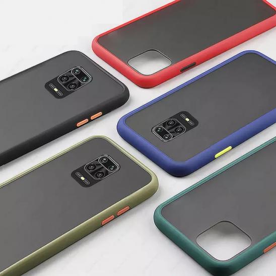 Силикон Xiaomi Redmi Note 9S / 9 Pro Color Buttons Shield