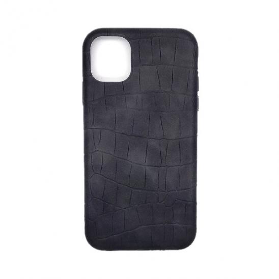 Силикон iPhone 11 Crocodile Leather Case