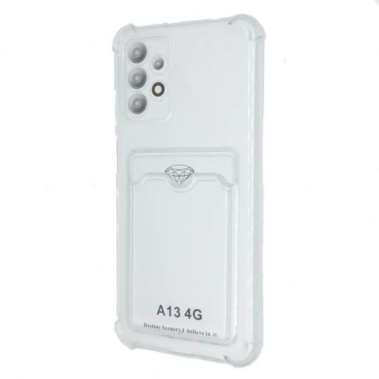 Силикон Samsung A04S/A13 Card Case (Прозрачный)