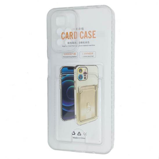Силикон Xiaomi Redmi 10 Card Case (Прозрачный)