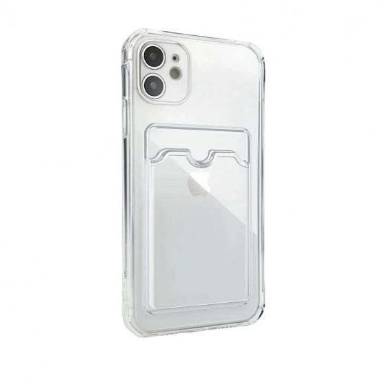 Силикон iPhone 11 Card Case (Прозрачный)