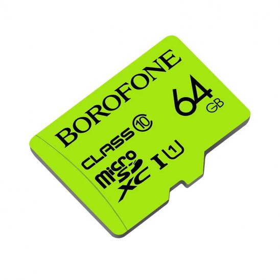 Карта памяти 64GB class 10 Borofone microSD