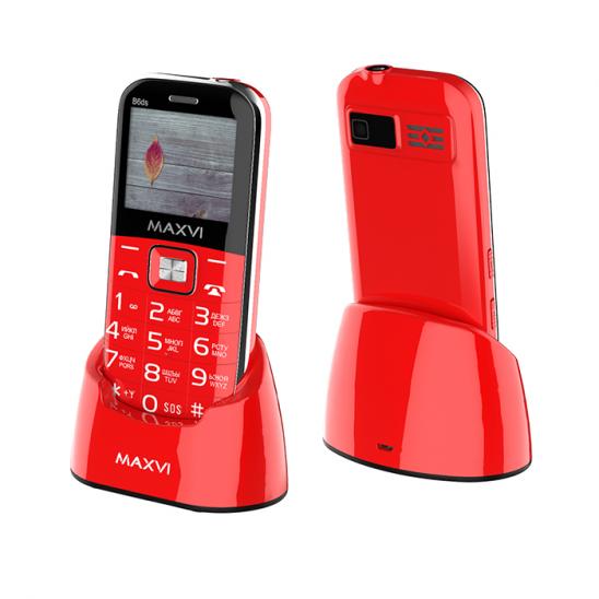 Телефон Maxvi B6ds Red