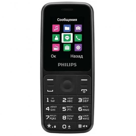 Телефон Philips E125 Black
