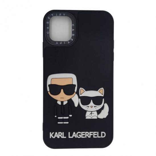 Силикон iPhone 11 Karl Lagerfeld
