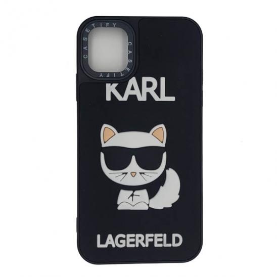 Силикон iPhone 11 Karl Lagerfeld