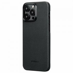 Чехол iPhone 15 Pro Max Pitaka MagEZ Case 4 Black/Grey Twill 1500D