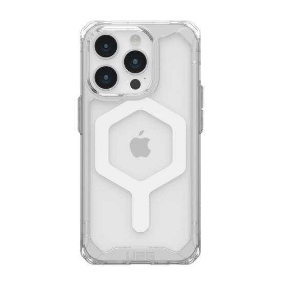 Силикон iPhone 15 Pro Max UAG Plyo Magsafe Ice White