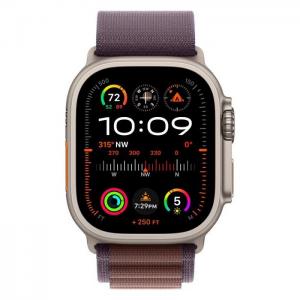 Apple Watch Ultra 2 49mm Titanium Case with Alpine Loop Indigo