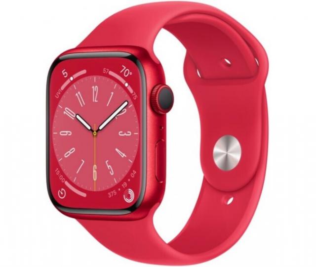 Apple Watch Series 8 45mm Red Aluminum Case with Red Sport Band Б/У
