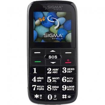 Телефон Sigma Comfort 50 Slim red-black