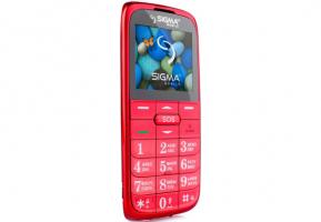 Телефон Sigma mobile Comfort 50 Slim2 red